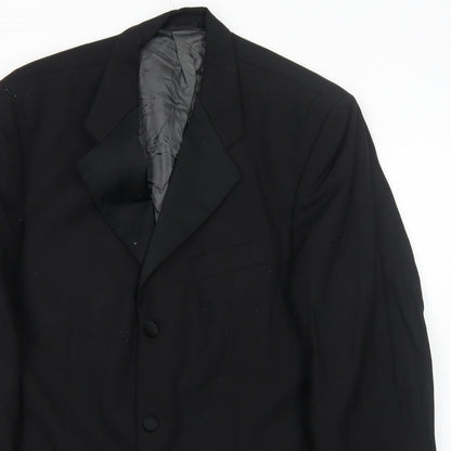 Mens UK Size 40 Fraser Regular Black Suit Jacket