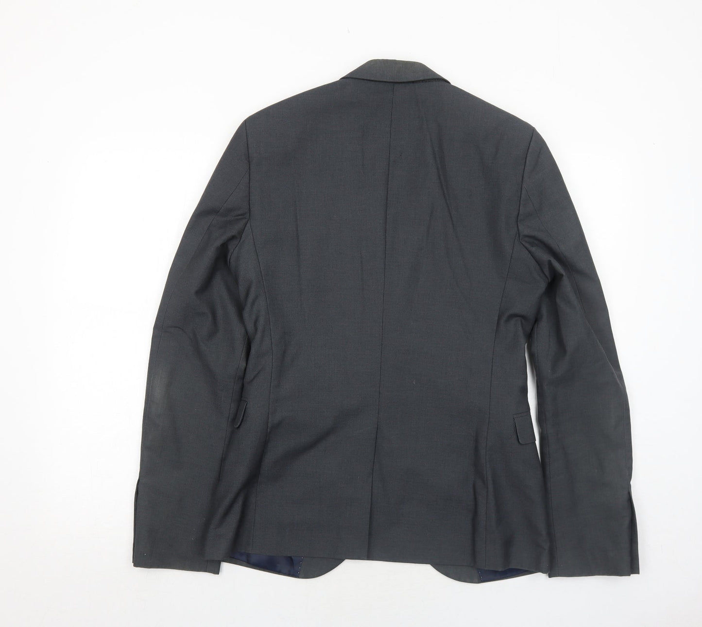 Mens UK Size 36 Topman Regular Grey Suit Jacket