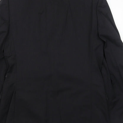 Pronto Uomo Mens Grey Wool Jacket Suit Jacket Size 38 Regular