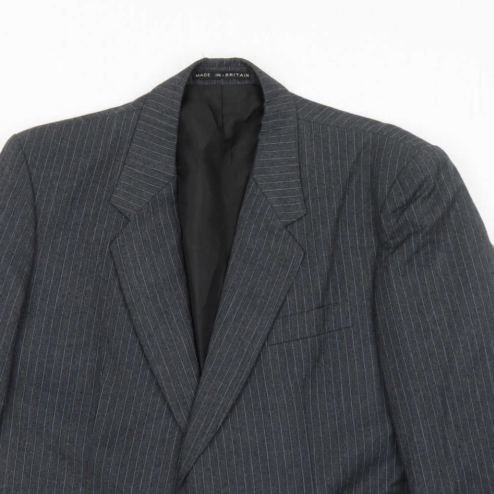 Mens UK Size 44 Hodges Regular Grey Suit Jacket