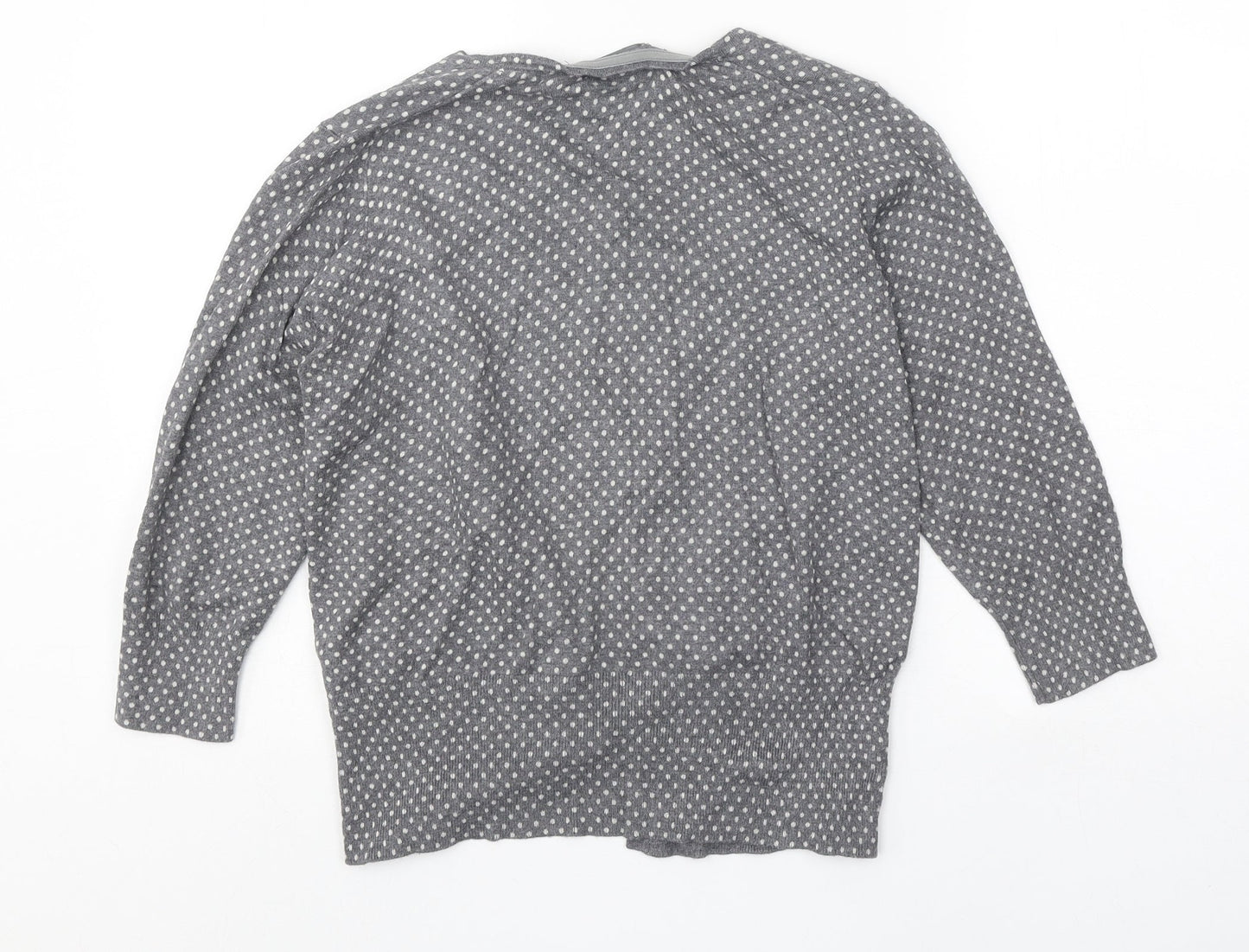 Womens UK Size 14 Marks and Spencer Grey Cardigan Jumper