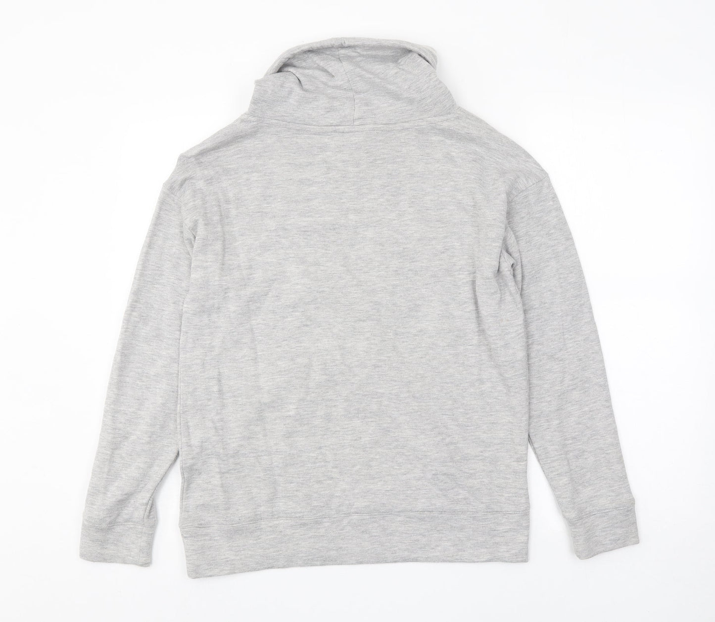 Esprit Womens Grey Polyester Pullover Sweatshirt Size S Pullover