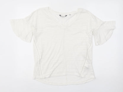 Womens UK Size 10 NEXT White Basic T-Shirt