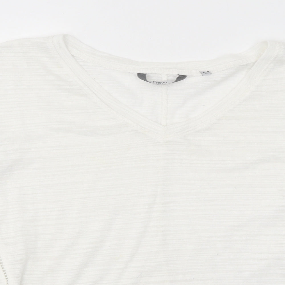 Womens UK Size 10 NEXT White Basic T-Shirt