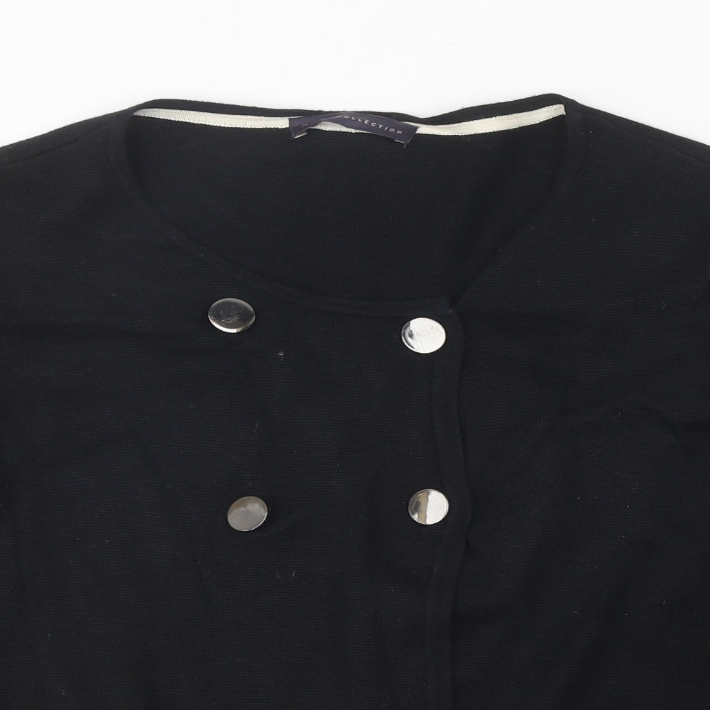 Womens UK Size 14 Marks and Spencer Black Cardigan Jumper