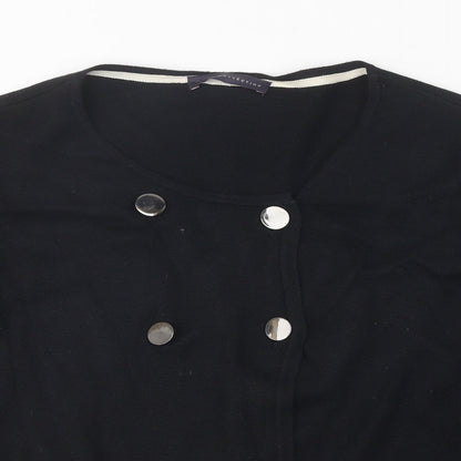 Womens UK Size 14 Marks and Spencer Black Cardigan Jumper