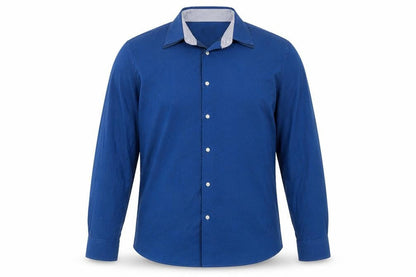 Mens UK Size L Debenhams Blue  Button-Up Long Sleeve Casual Shirt