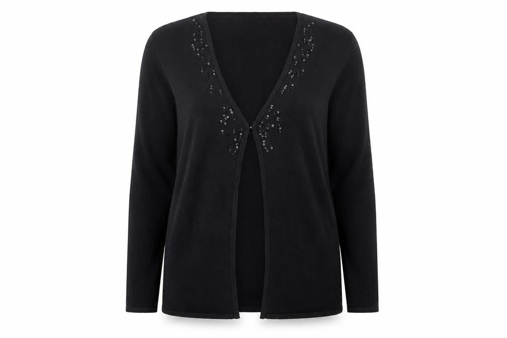 Womens UK Size 10 ALIBI Black Pullover Jumper