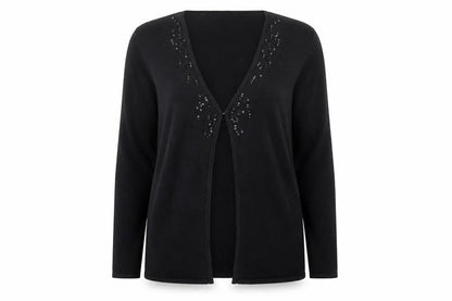 Womens UK Size 10 ALIBI Black Pullover Jumper