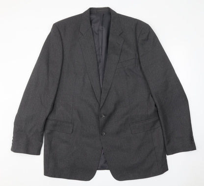 Mens UK Size 46 Greenwoods Regular Grey Suit Jacket
