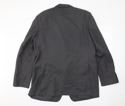 Mens UK Size 46 Greenwoods Regular Grey Suit Jacket