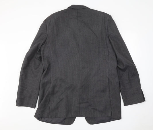 Mens UK Size 46 Greenwoods Regular Grey Suit Jacket