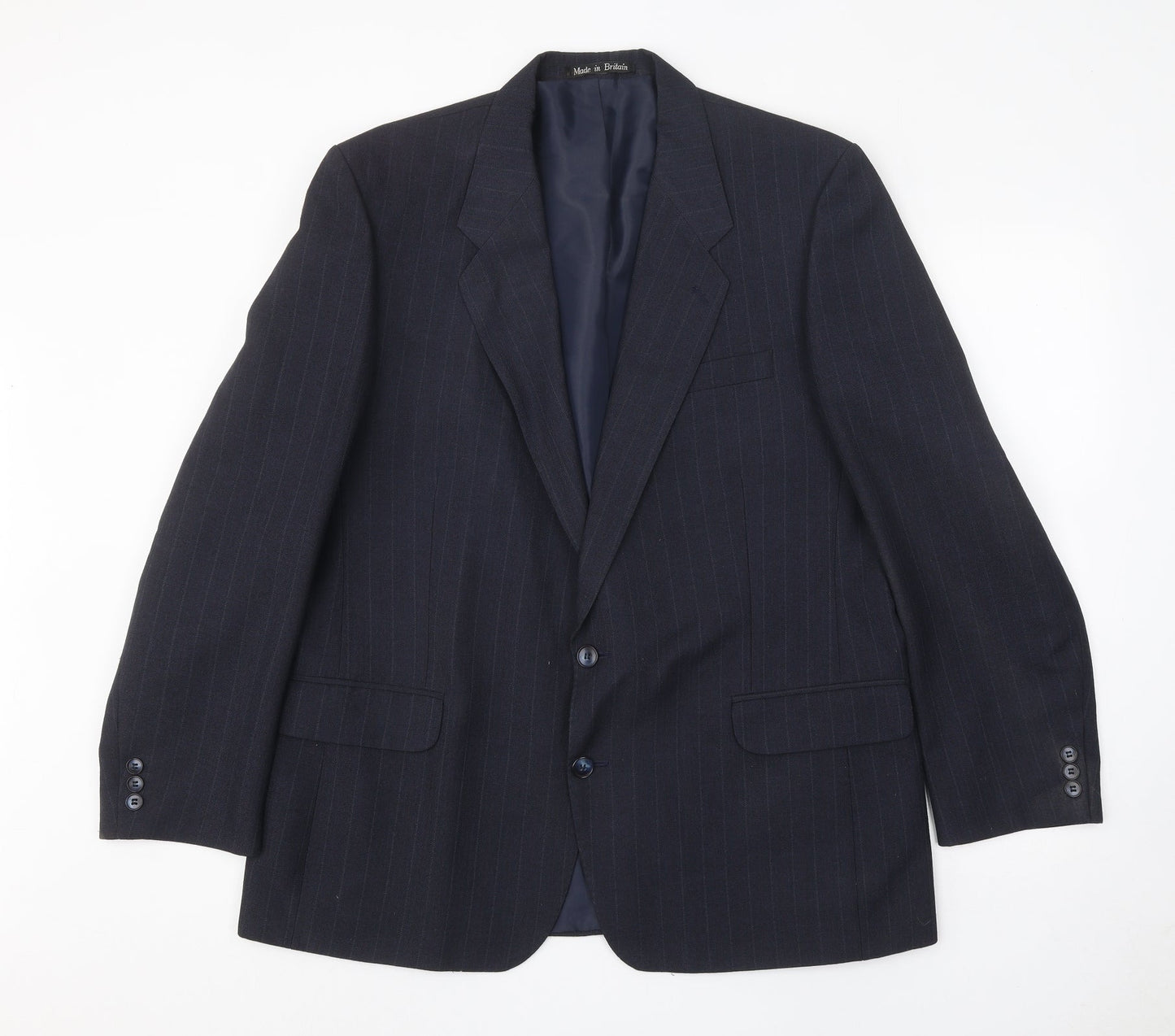 Mens UK Size 44 Greenwoods Regular Blue Suit Jacket