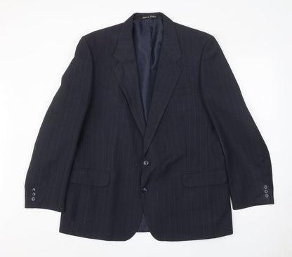 Mens UK Size 44 Greenwoods Regular Blue Suit Jacket