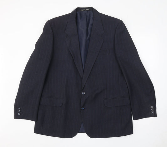 Mens UK Size 44 Greenwoods Regular Blue Suit Jacket