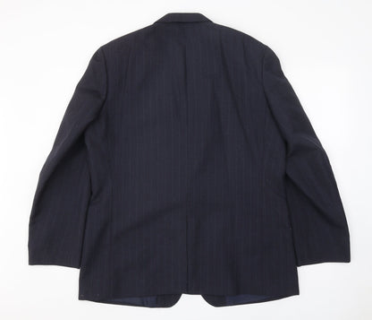 Mens UK Size 44 Greenwoods Regular Blue Suit Jacket