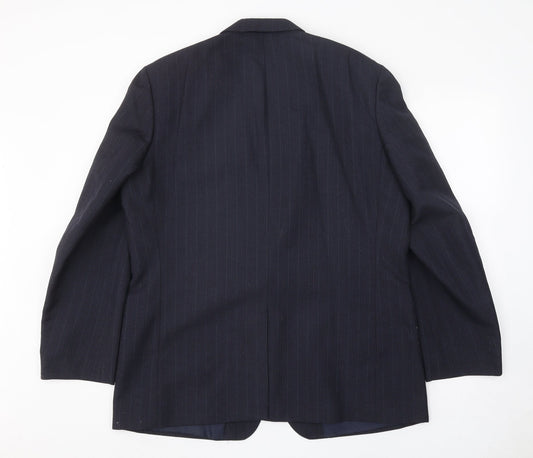 Mens UK Size 44 Greenwoods Regular Blue Suit Jacket