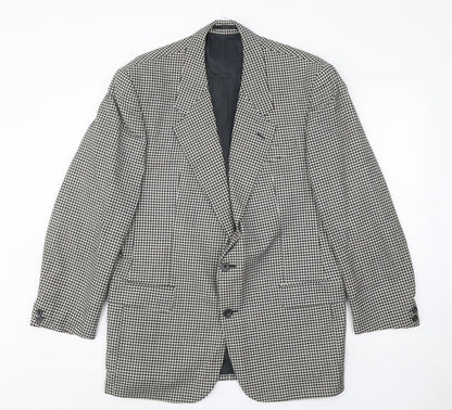 Mens UK Size 40 House of Fraser Regular Black Suit Jacket