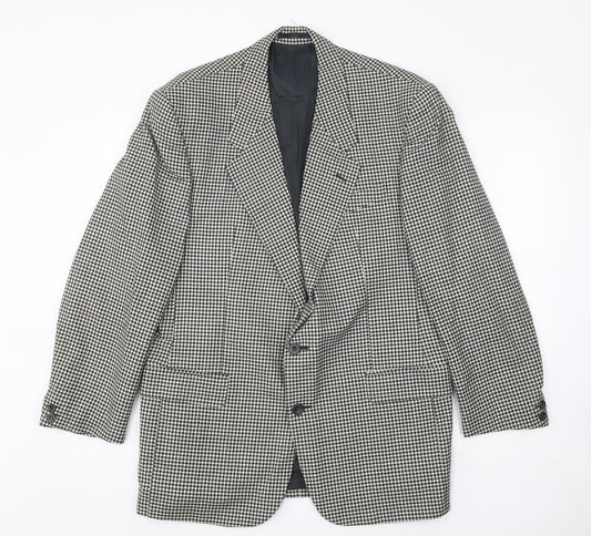 Mens UK Size 40 House of Fraser Regular Black Suit Jacket