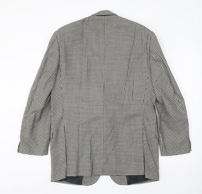 Mens UK Size 40 House of Fraser Regular Black Suit Jacket