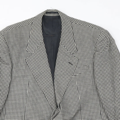 Mens UK Size 40 House of Fraser Regular Black Suit Jacket