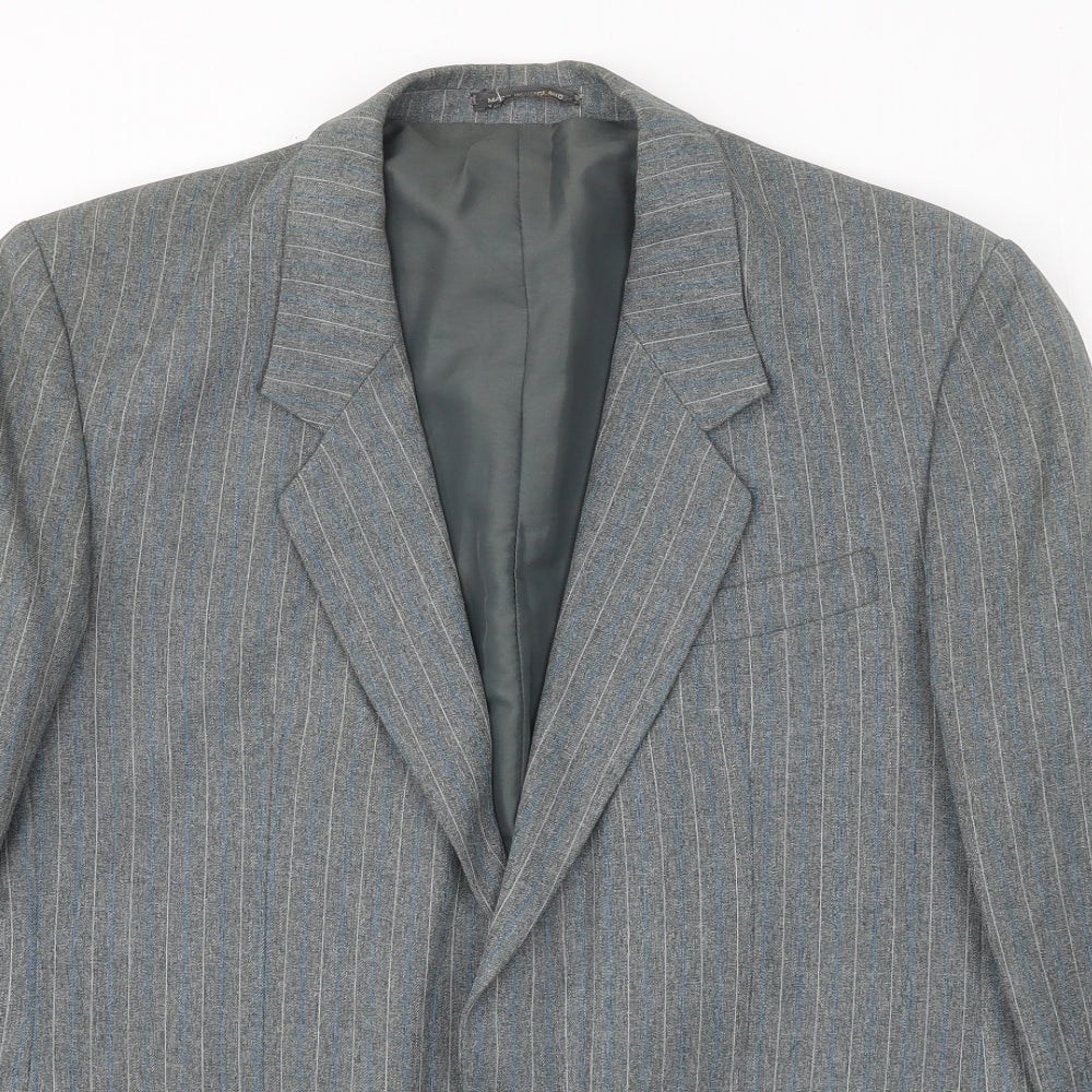 Mens UK Size 40 Lincroft Regular Grey Suit Jacket