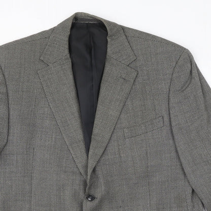 Mens UK Size 44 Collezione Regular Grey Suit Jacket