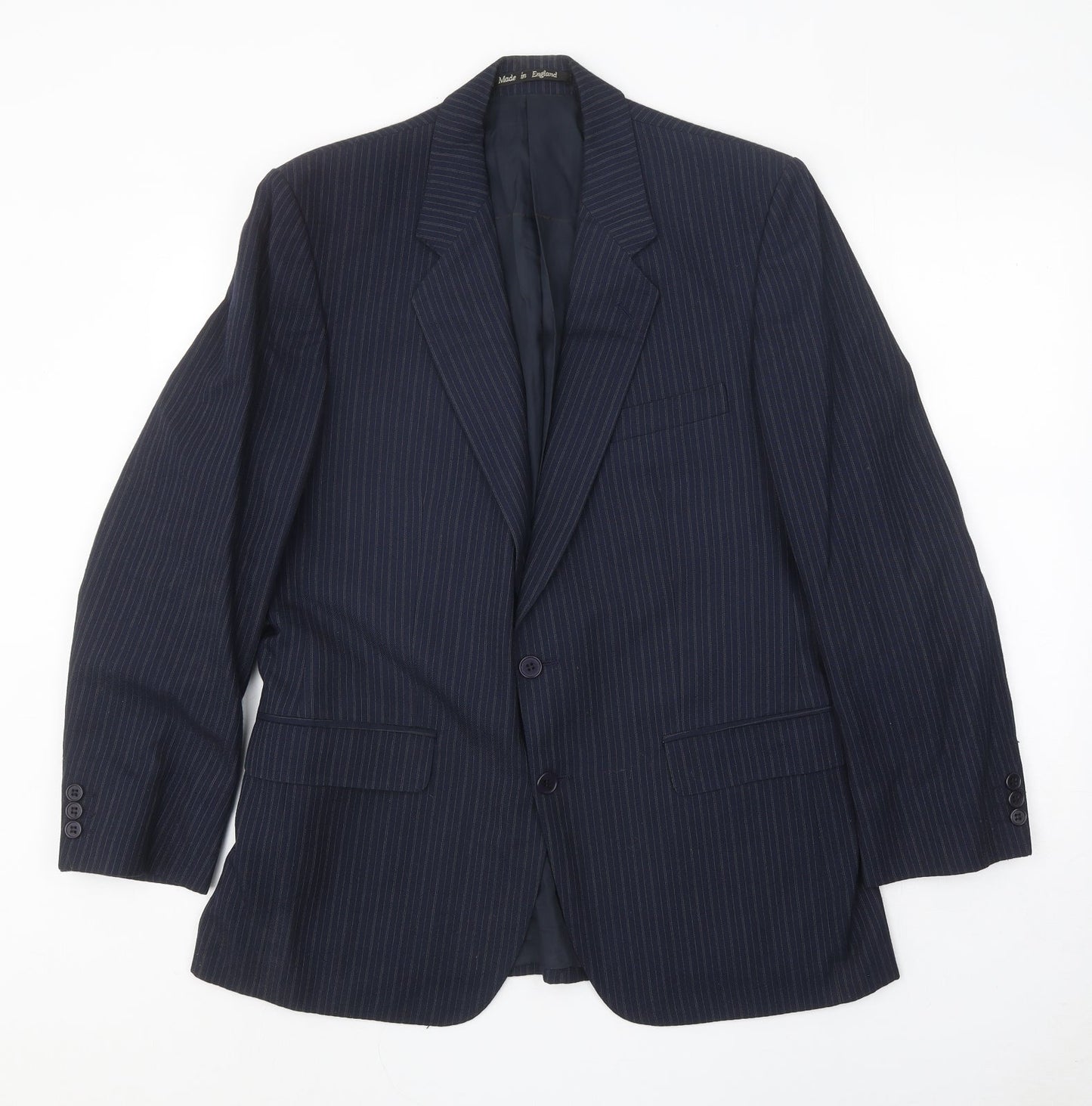Mens UK Size 38 The Label Regular Blue Suit Jacket