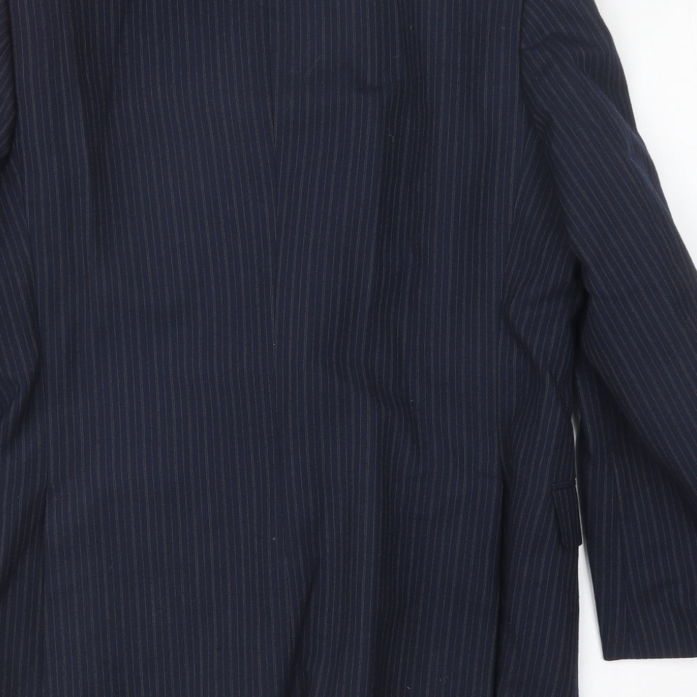 Mens UK Size 38 The Label Regular Blue Suit Jacket