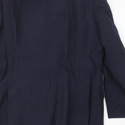 Mens UK Size 38 The Label Regular Blue Suit Jacket