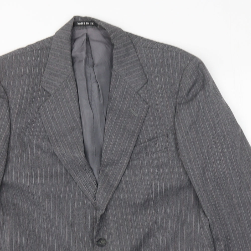 Mens UK Size 38 St Michael Regular Grey Suit Jacket