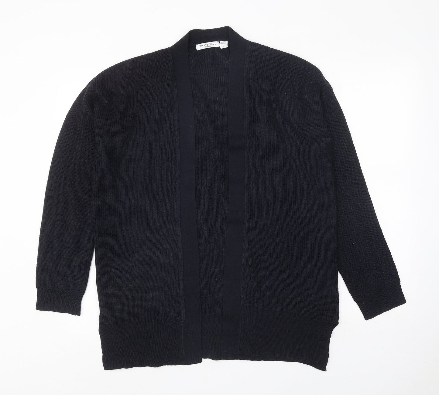 Womens UK Size M Brave Soul Blue Cardigan Jumper