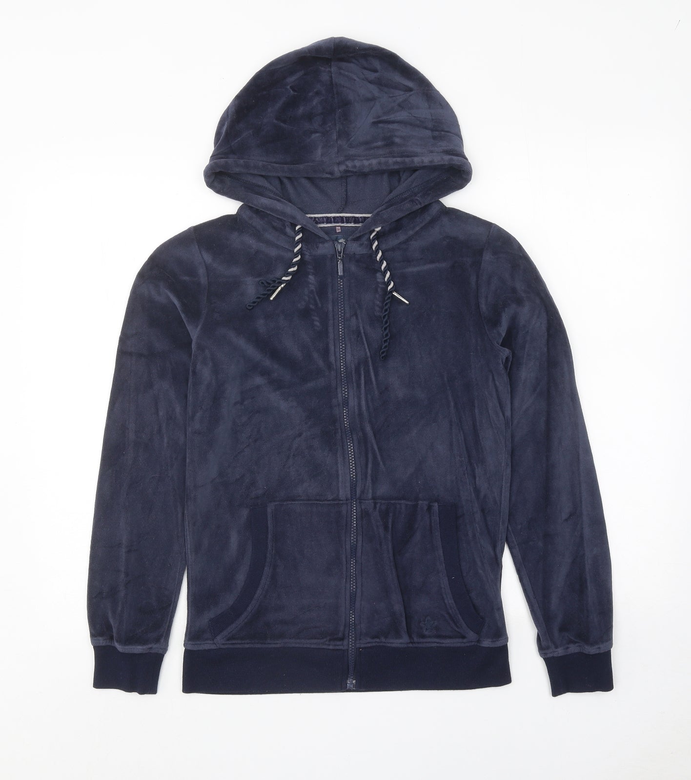 Chicoree Womens Blue Polyester Full Zip Hoodie Size XS Zip