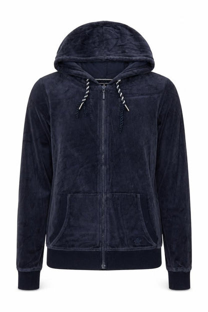 Chicoree Womens Blue Polyester Full Zip Hoodie Size XS Zip