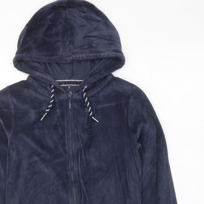 Chicoree Womens Blue Polyester Full Zip Hoodie Size XS Zip