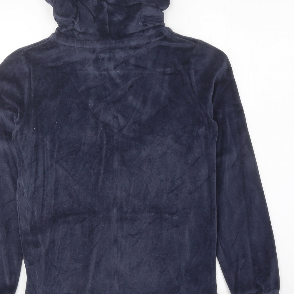 Chicoree Womens Blue Polyester Full Zip Hoodie Size XS Zip