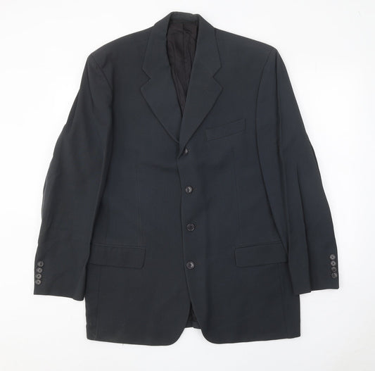 Mens UK Size 40 Daniel Hetcher Regular Grey Suit Jacket