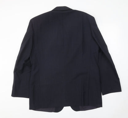 Mens UK Size 42 Marks and Spencer Regular Blue Suit Jacket