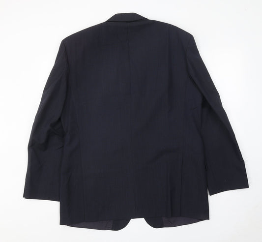 Mens UK Size 42 Marks and Spencer Regular Blue Suit Jacket