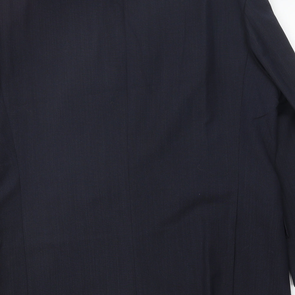 Mens UK Size 42 Marks and Spencer Regular Blue Suit Jacket