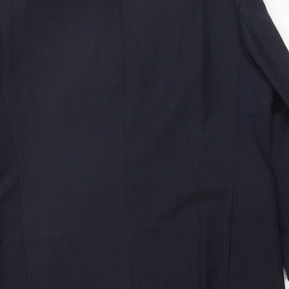 Mens UK Size 42 Marks and Spencer Regular Blue Suit Jacket