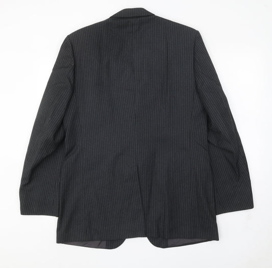 Mens UK Size 42 Burton Regular Black Suit Jacket
