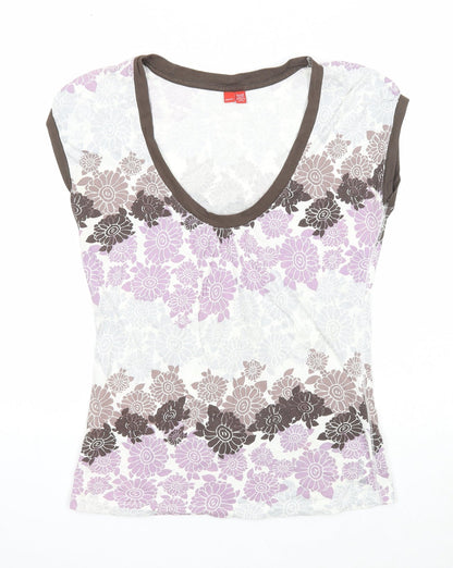 Womens UK Size L Spirit Multicoloured Basic T-Shirt