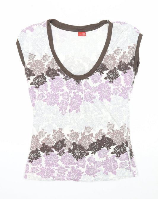 Womens UK Size L Spirit Multicoloured Basic T-Shirt