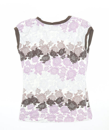 Womens UK Size L Spirit Multicoloured Basic T-Shirt