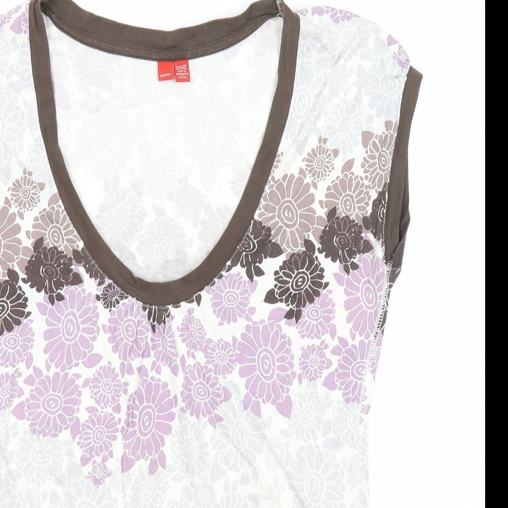 Womens UK Size L Spirit Multicoloured Basic T-Shirt