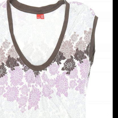 Womens UK Size L Spirit Multicoloured Basic T-Shirt
