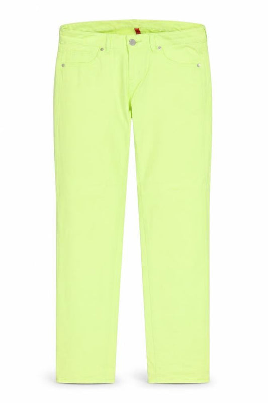 Womens UK Size 24 in Uniqlo Regular Fit Straight Green Jeans