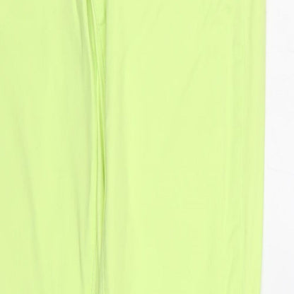 Uniqlo Womens Green Cotton Straight Jeans Size 24 in L33 in Regular Zip