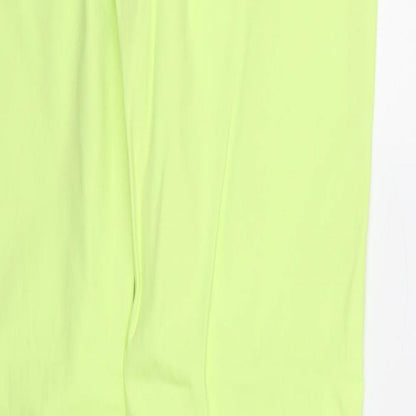 Uniqlo Womens Green Cotton Straight Jeans Size 24 in L33 in Regular Zip